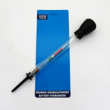 Baterie Hidrometru Tester de Înaltă Precizie 0.005 Cauciuc de Aspiratie Tip Electro-hidraulic de Metru de Densitate Electrolit Acid Test