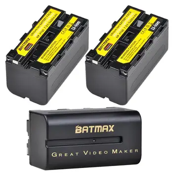Batmax 5600mAh NP-F750 NP-F770 NPF750 Baterie pentru Yongnuo Godox Video cu LED-uri de Lumină YN300Air II YN300 III YN600 Aer L132T L116T