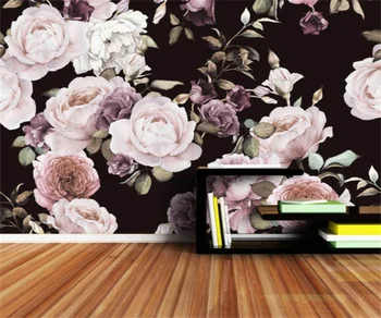 beibehang Personalizate moderne grădină de flori dormitor camera de zi de decorare pictura tapet papel de parede papier peint