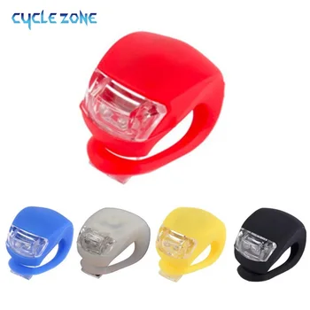 Biciclete Lumina Față/Spate Silicon LED Biciclete Lumina de Mare Intensitate Multi-Scop Rezistent la Apă Stop pentru Bicicleta de Siguranță