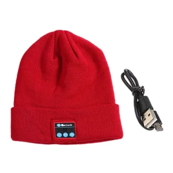 Bluetooth Pălărie Beanie Pavilioane Wireless Căști Căști Muzica Femei Bărbați B 649C