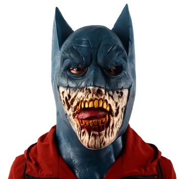 Bruce Wayne Masca Adulti Rochie Fancy Temă Super-Erou Costum Petrecere Film Cosplay Latex Zombie Măști