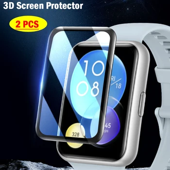 BUC Curbate Fibre Moi Ecran Protector Pentru Huawei Watch a se Potrivi 2/se potrivesc Smartwatch 9D temperat Film (nu de sticla) Acoperă fit2 Dotari