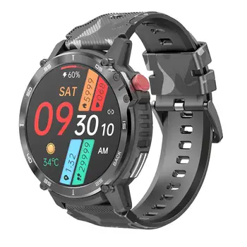 C22 Ceas Inteligent 1.6 Inch compatibil Bluetooth Apel Muzica Ceasuri Sport Sport în aer liber Pedometru apă până la 3atm rezistent la apa Smartwatch