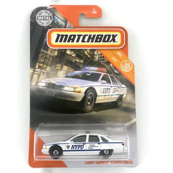 CHEVROLET CAPRICE CLASSIC de POLIȚIE Matchbox Masini 1:64 Mașină Metal turnat sub presiune din Aliaj Model Auto Vehicule de Jucărie