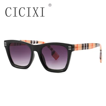 CICIXI Moda Ochi de Pisică Femei de Lux ochelari de Soare Retro Nituri Decor Gradient Nuante Barbati de Brand Designer de Ochelari de Soare UV400