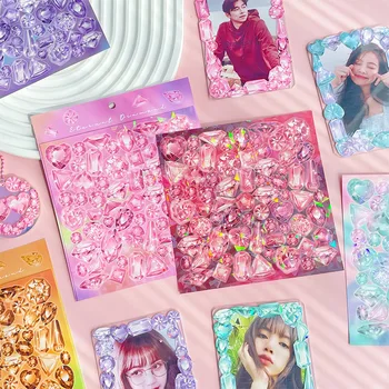 Coreea de ins Veșnică Diamant Goo Carte Autocolant DIY Album Caz de Telefon Jurnal Album Star Urmarind Cadou Decor