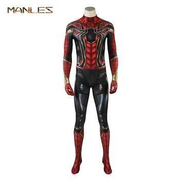 Costum Spider-Man Film Avengers3 Infinity War Peter Parker Cosplay Costum Adult Întinde Salopeta Halloween Costum De Super-Erou