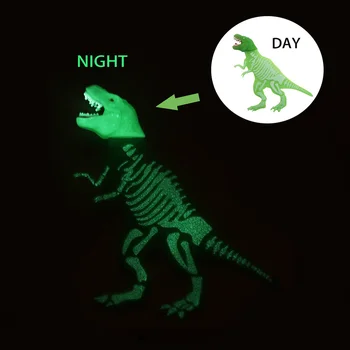 Creative 3D Animale Marcaj Carte Clipuri Kawaii Rechin, Crocodil Noapte Luminescență Dinozaur Marcaj Scoala Rechizite