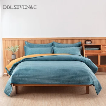 DBL.ȘAPTE&C High-end Dubla Cusatura laterala Cuvertură de pat pe pat lenjerie de pat matlasate Lenjerii de pat Cuverturi de pat pătură pentru pat cearceaf de pat acoperi