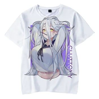 De Vânzare la cald Anime Șapte Mortale 3d Unisex Imprimate T-shirt de Vară de Moda Casual, Hip-hop Maneci Scurte Rotund Gat Harajuku Topuri