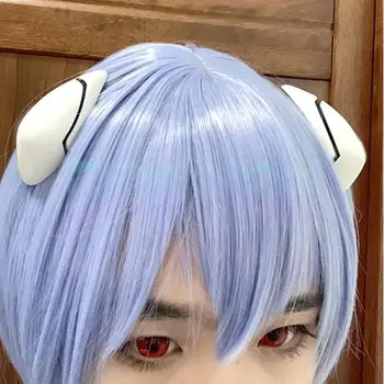 De înaltă Calitate Anime EVA Scurt Părul Albastru Ayanami Rei Rezistente la Căldură Peruca Cosplay articole pentru acoperirea capului Haripins + Capac de Peruca