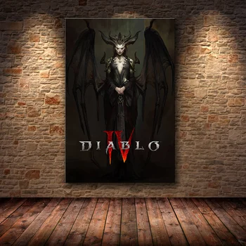 Diablo IV Joc de Tablouri Canvas Postere Lilith Printuri de Arta de Perete Moderne Imaginile pentru Camera de zi Dormitor Băieți Decor Acasă Cuadros