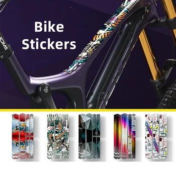 Enlee 3D Biciclete Cadru Poster Rezistent la zgarieturi MTB Biciclete Rutier HD Film Protector Detașabil Autocolant Anti-Derapare Garda de Acoperire Cadru