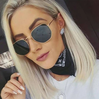 Epocă Pătrat ochelari de Soare Femei de Moda de Conducere Clasic de Metal Ochelari de Soare pentru Barbati Brand Nou Designer pentru Femei Ochelari de soare UV400