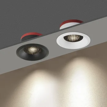 Estompat Anti Orbire lumină la fața Locului 110v 220v 5W 7W 9W 12W lampa de tavan Încastrat led lumina LED corp de Iluminat pentru camera de zi culoar de lumină