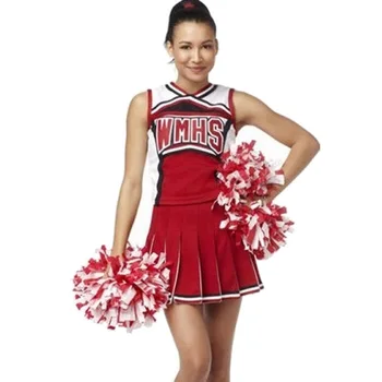 Fată Majoreta Costum Glee Majorete în Stil Majoreta Majorete Costum Rochie Fancy Uniforma de liceu Clubul Glee
