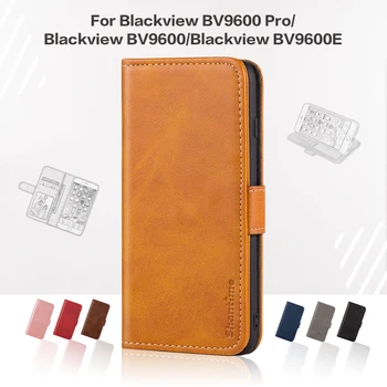 Flip Cover Pentru Blackview BV9600 Pro Caz din Piele de Lux Cu Magnet Portofel Caz Pentru Blackview BV9600/BV9600E Capacul Telefonului
