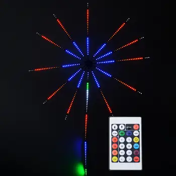 Focuri de artificii RGB LED Strip Lumina Feston Zână Muzică Ușoară Lampă de Control Nunta Crăciun în Cameră Decor de Lumină de Bandă