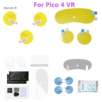 Folie de protecție Ecran Protector pentru Pico 4 set de Căști VR Ochelari Lentile Filme Transparente Soft TPU Screen Protector