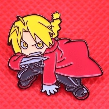 Fullmetal Alchemist email pin Edward Elric brosa FMA anime Kawaii insigna Otaku cadou alchimie bijuterii jachete rucsac dotari