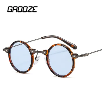 GAOOZE Steampunk Rotund ochelari de Soare Barbati 2022 Vest Nuante Vintage pentru Femei de Conducere Auto Ochelari de Hip-Hop, Punk Zonnebril Dames