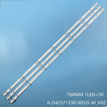 Iluminare LED strip Pentru Hisense 43A6101EE H43BE7000 H43B7100 H43B7100UK HL 43J802 SVH425A05 JL.D42571330-003FS-M-V01