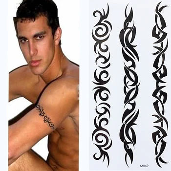 Impermeabil Tatuaj Temporar Autocolant flacără de foc dragon totem hawk henna tatuaj autocolante flash pentru femei barbati