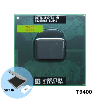 Intel Core 2 Duo T9400 SLB46 SLAYY 2.5 GHz Dual-Core Dual-Fir CPU Procesor 6M 35W PGA478