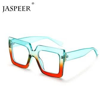 JASPEER Pătrat Ochelari de Calculator Anti Blue Ray Ochelari de Lumină Albastră de Blocare Ochelari de vedere Optic Gaming Filtru de Ochelari