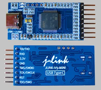 JLINK V9 Mini emulator j-link-ul auto upgrade-ul firmware-ului de tip C depanator de tip C, Mini-V9