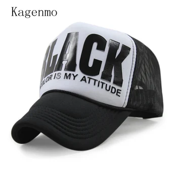 Kagenmo de sex masculin de primăvară camion capace om de soare de vară șapcă de baseball moda toamna plasă pălărie 6color 1buc brand nou sosiți