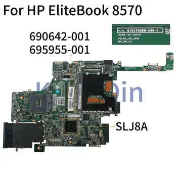 KoCoQin placa de baza Pentru Laptop HP EliteBook 8570W QM77 2RAM Placa de baza 690642-001 690642-501 010176600-600-G SLJ8A