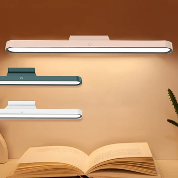 Lampă de masă Lampa de Birou USB cu LED de Birou Reincarcabila Agățat Magnetic Trepte de Reglaj Dormitor Lampa de Noapte Lumina de Citit
