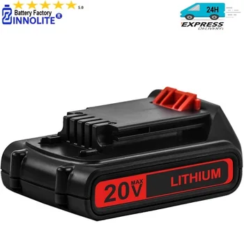 LBXR20 20 de Volți 3.0 Ah Acumulator de schimb Compatibile cu Black and Decker 20V Baterie cu Litiu Max LB20 LBX20 LB2X4020 LST220