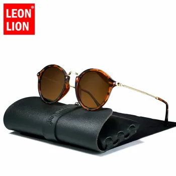 LeonLion 2022 Rotund Retro Ochelari De Soare Barbati De Brand Designer De Ochelari Pentru Barbati/Femei Ochelari De Epocă Bărbați De Lux Oculos De Sol Feminino