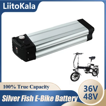 LiitoKala 36V 48V Pește de Argint Baterie 36V 10Ah 12Ah 15Ah 20Ah Biciclete Electrice Baterie De 500W Bafang Motor Electric de Biciclete Kituri