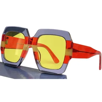 LUX Desi8s Model Mare-Piața Gradient de ochelari de Soare pentru Femei UV400 55-23-140 Italia Scândură Fullrim pentru baza de Prescriptie medicala Ochelari