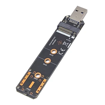 M. 2 până la USB Adaptor M pentru unitati solid state M2 PCIe, SATA Interne Convertor USB 3.1 Gen 2 Type-UN SSD Adaptor pentru 2230 2242 2260 2280 SSD