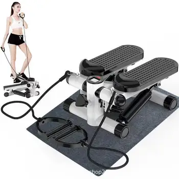 Mini Stair Stepper cu Benzile de Rezistență și Monitor LCD Portabil de Fitness, Echipamente de fitness