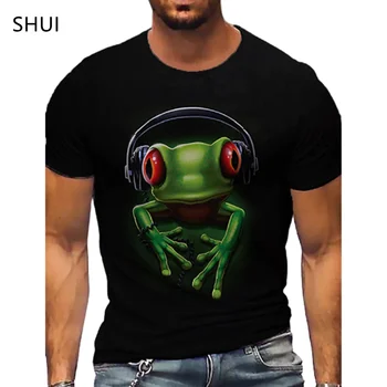 Moda Amuzante tricouri Barbati/Femei Frumoase Frog 3D Imprimate T-shirt Casual Stil Harajuku T-shirt Streetwear Topuri футболка женская