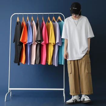 Multicolor Simplu, Maneci Scurte T Shirt pentru Femei Casual de Vara Haine Adolescente Negru Crewneck Top Teuri Harajuku Streetwear