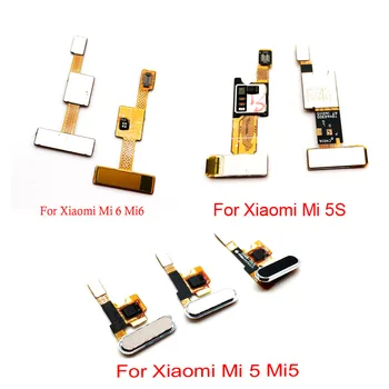 Noul Scanner de Amprente Flex Cablu Panglică Pentru Xiaomi Mi 5 5s 6 Mi5 Mi5s Mi6 Senzor Touch ID Butonul Home pentru a Reveni Asamblare