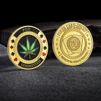 OALA Comise de Metal Cip de Poker Casino Challenge Monedă de Aur Norocos Suvenir Personalizate Semn Colecție de Monede Cadou Home Decor