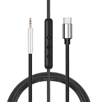 OFC Înlocuire Nailon Împletite Cablu Extensie Muzica Cablu de Sârmă Pentru Eastin E8 E 8 Căști Bluetooth