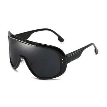 Oglinda Scut Vizor Masca ochelari de Soare Femei Bărbați 2021 Supradimensionate Windproof Ochelari O Bucată Mare Rama de Ochelari Nuante Sport UV400