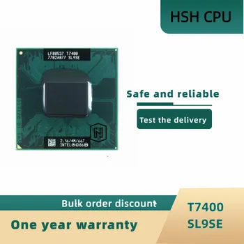 original intel CPU laptop Core 2 Duo T7400 CPU 4M Socket 479 Cache/2.16 GHz/667/Dual-Core procesorul Laptop-suport 945