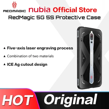 Original Nubia RedMagic 5S Caz de Protecție Telefon Ultra-subțire, rezistent la Șocuri Capacul din Spate Shell pentru Nubia Red Magic 5G Accesorii Telefon