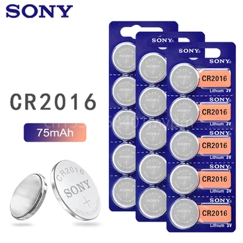 Original Sony CR2016 3V Baterie cu Litiu pentru Cheie de Masina Ceas de Control de la Distanță Jucărie 2016 ECR2016 CR 2016 Baterii Buton