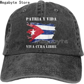 Patria Y Vida - Viva Cuba Libre Pălărie, Reglabil Epocă Sapca Unisex Șapcă De Camionagiu Tata Pălărie